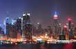New York City Manhattan midtown skyline