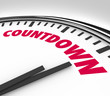 Countdown Clock Counting Down Final Hours and Minutes