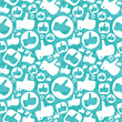 seamless pattern with like signs