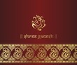 Ganesha, Diwali greetings card, royal Rajasthan, India