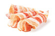 Slices of smoked bacon