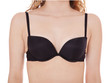 Mädchen trägt schwarzen push-up BH