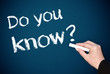 Do you know ?