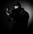 criminal with rifle