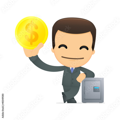 Vector: funny cartoon boss funny cartoon boss