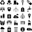 green environment and recycle icons