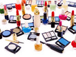 Decorative cosmetics and flower. Decorative cosmetics and flower.