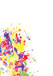abstract blot colorful background