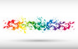 Abstract  background blot