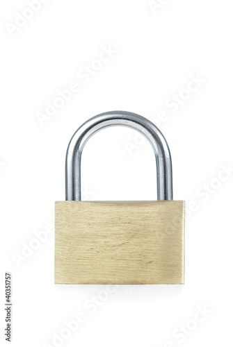 Photo: Metal padlock Metal padlock
