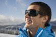 Young man wearing sunglasses