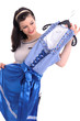 Junge Frau beim Shopping