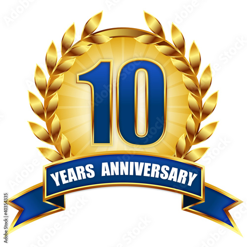 Illustration: 10 years anniversary 10 years anniversary
