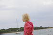 Child standing in harbor