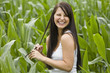 Young woman smiling