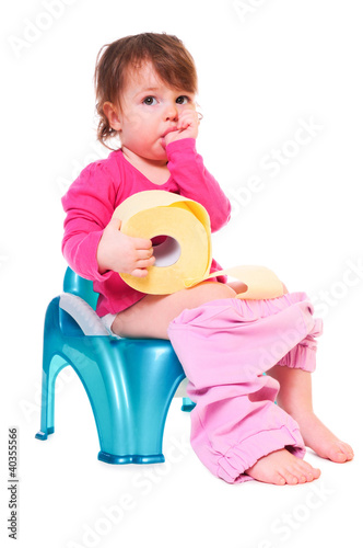 Photo: Girl on the pot Girl on the pot