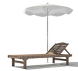 beach lounger