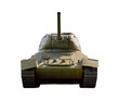 Tank T34 isolated