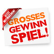 Großes Gewinnspiel! Button, Icon