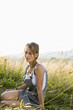 Mid adult woman contemplating