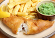 Photo: Fish, Chips and Mushy Peas Fish, Chips and Mushy Peas