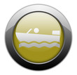 Yellow Metallic Orb Button 