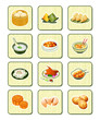 Vector: Chinese food icons | BAMBOO series Chinese food icons | BAMBOO series