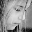 Mädchen in Gedanken