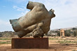 The statue in the archeological area of Agrigento