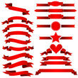 Vector: Complete set of banners and ribbons Complete set of banners and ribbons