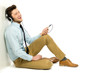 Man listening to music
