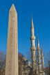 Obelisk of Theodosius and Blue Mosque