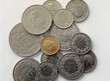 Swiss coins. Swiss coins.