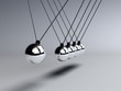 Illustration: Newtons Cradle close up Newtons Cradle close up