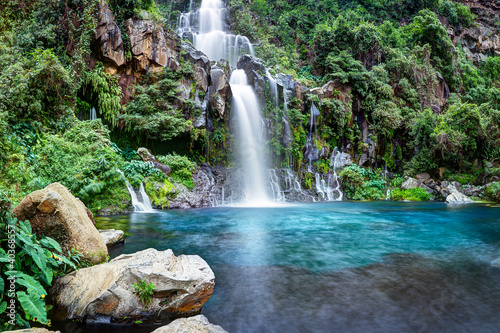 Photo: Cascade du bassin des Aigrettes - Ile de La Réunion Cascade du bassin des Aigrettes - Ile de La Réunion