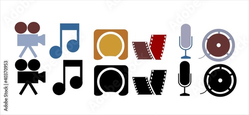 Illustration: Media icon Media icon