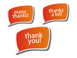 Thank you - grateful color bubbles design
