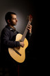 Musician playing guitar Musician playing guitar
