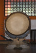 Drum in Itsukushima Shrine, Miyajima, Japan Drum in Itsukushima Shrine, Miyajima, Japan
