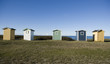 Boathouse in a row