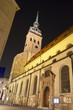 Die Kirche "Alter Peter" in München bei Nacht