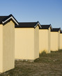 Boathouse in a row