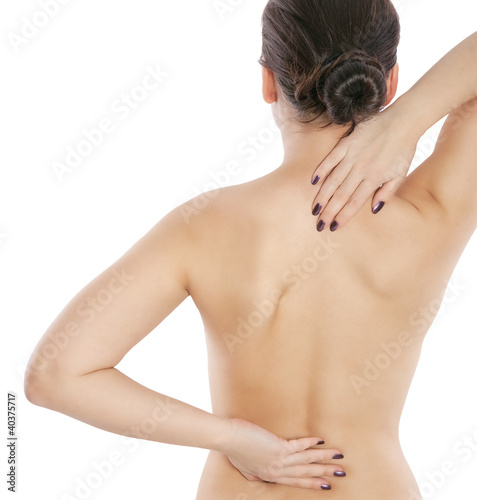 Photo: back of beautiful woman back of beautiful woman