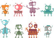 colorful robot collection