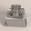 3d render of ink pot