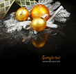 Christmas Decoration isolated on black background (shallow DoF) Christmas Decoration isolated on black background (shallow DoF)