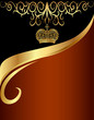 background with gold(en) pattern and with tsarist crown background with gold(en) pattern and with tsarist crown