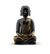 Buddha-Statue aus Glas - Schwarz Gold Buddha-Statue aus Glas - Schwarz Gold