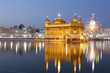 Golden Temple illuminated at night