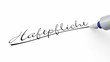 Stift Konzept - Haftpflicht!